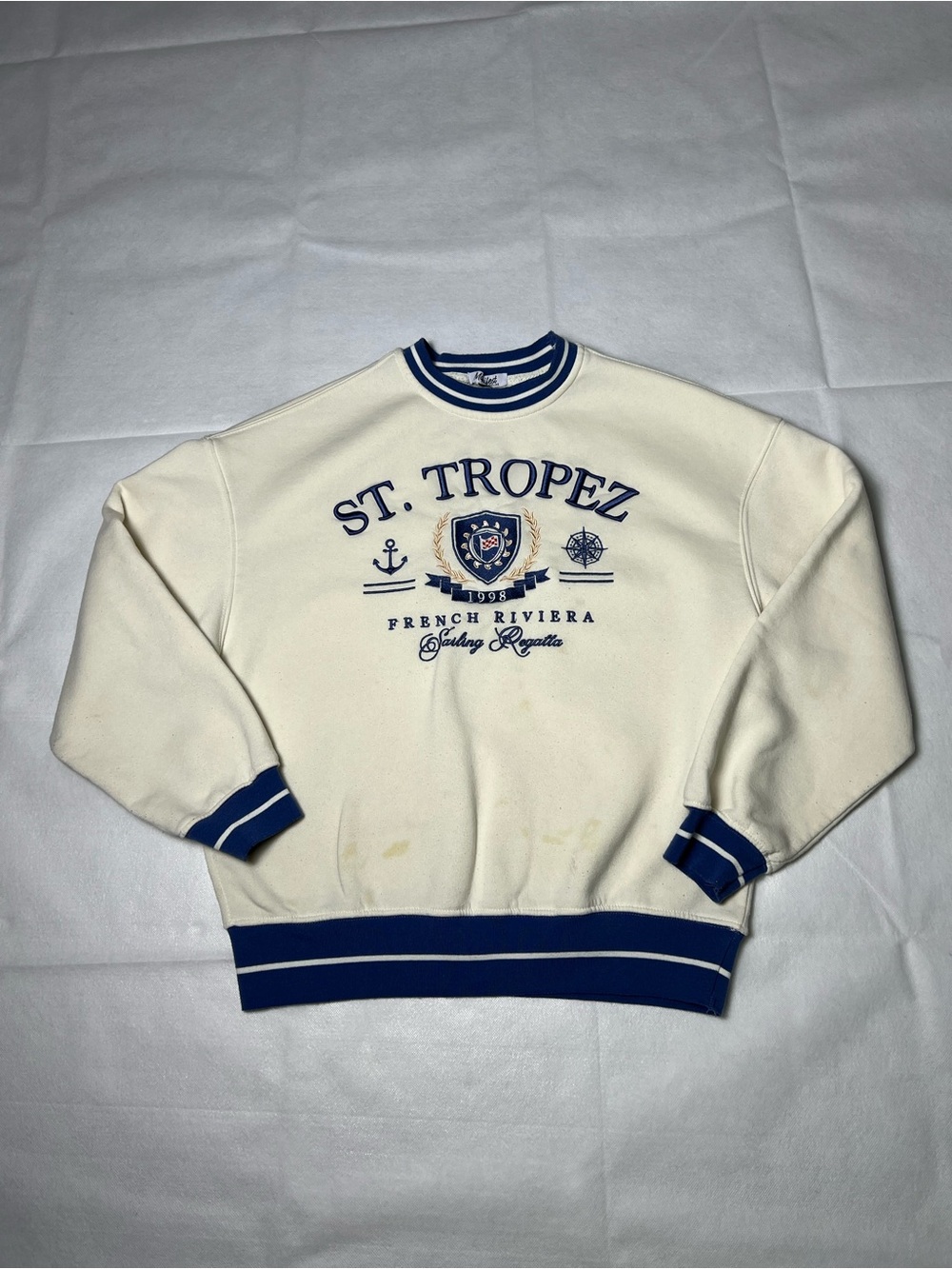 St. Tropez Logo Crewneck Sweater
